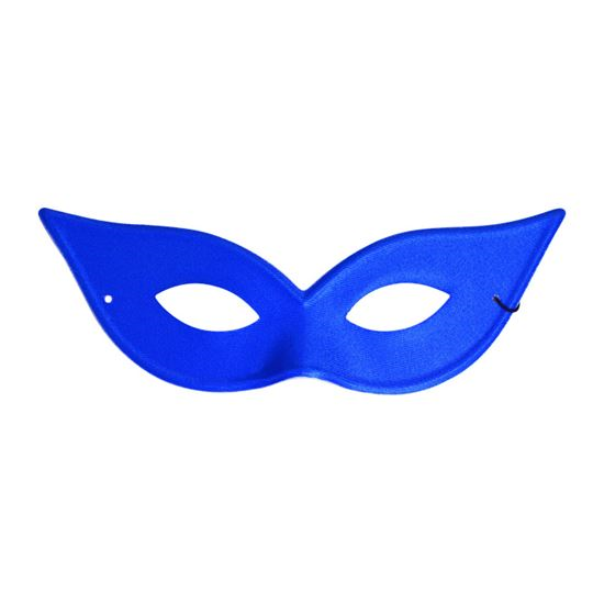 Oogmasker vogelmodel blauw