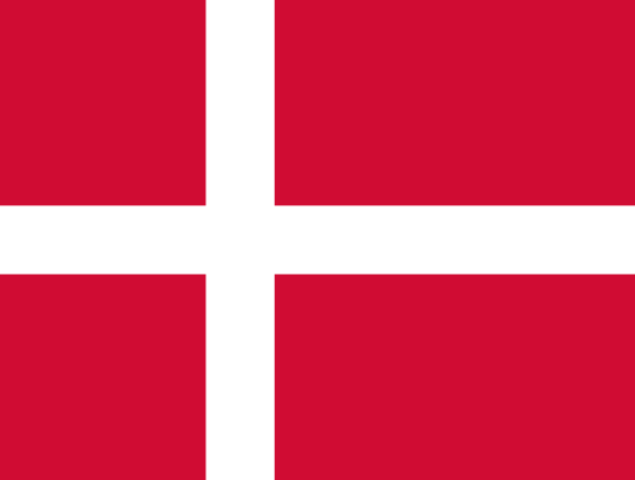 Vlag Denemarken 150x90cm