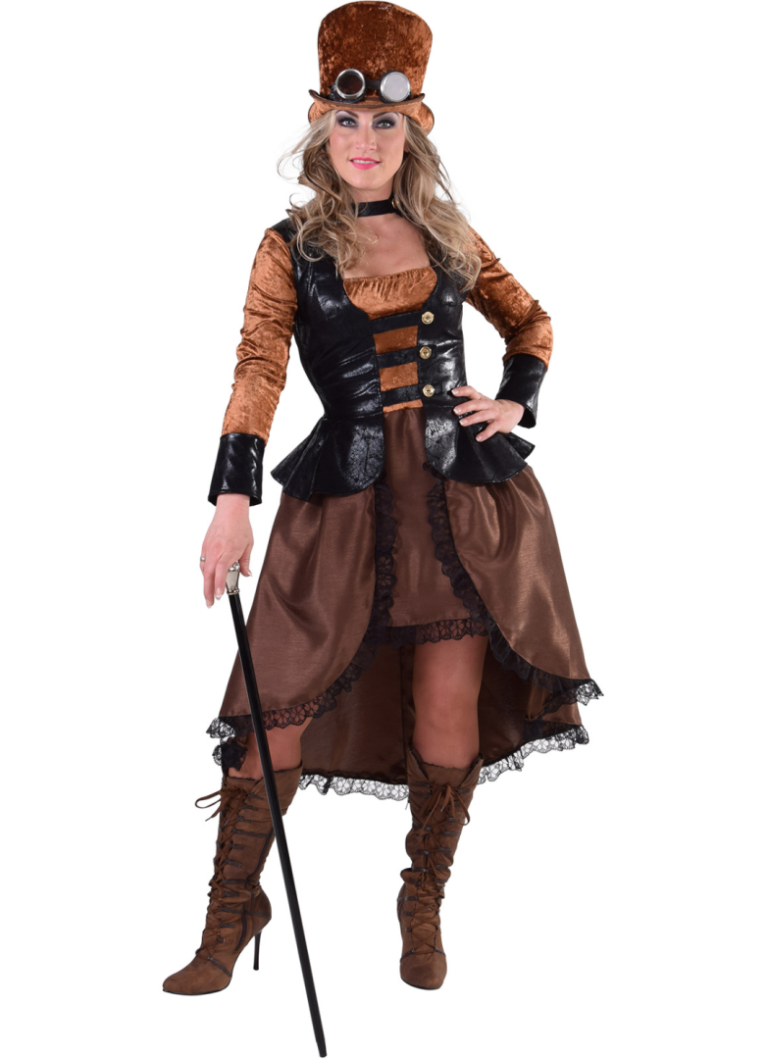 Steampunk Charly dames VERHUUR