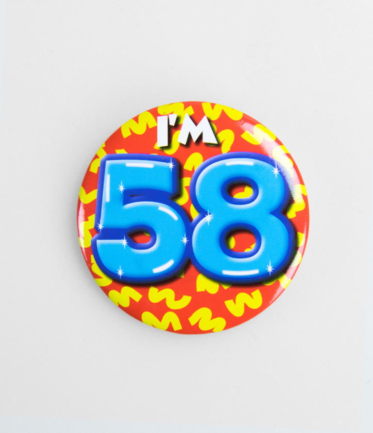 button 58 jaar