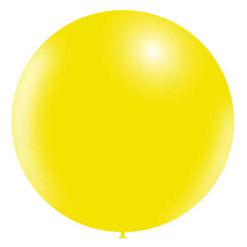 Reuze ballon geel 92cm