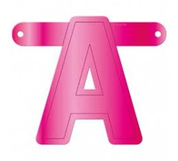 Letterslinger letter A roze