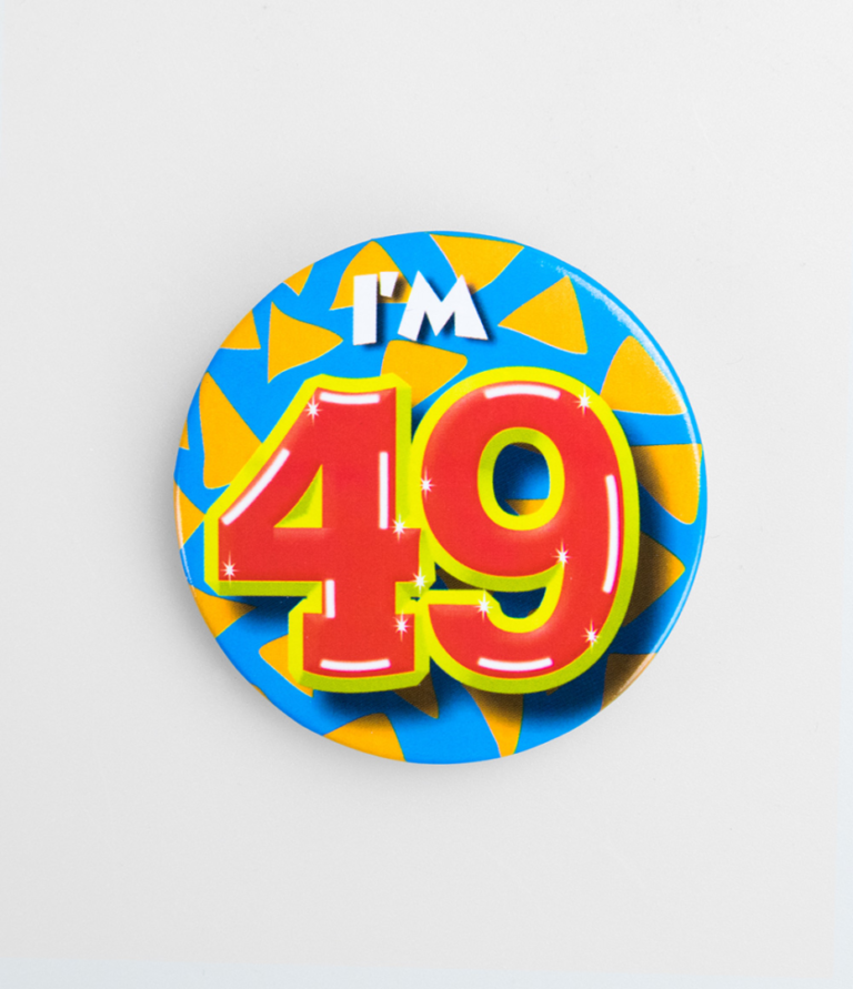 Button 49 jaar