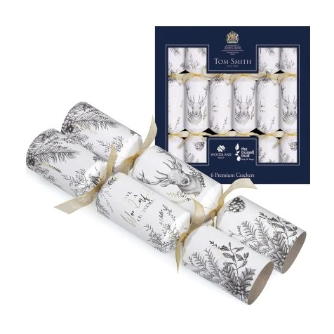 6 st. Christmas Crackers Enchanted Forest 14 inch XAMTS1610