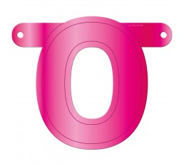 Letterslinger letter O roze