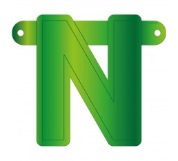 Letterslinger letter N groen