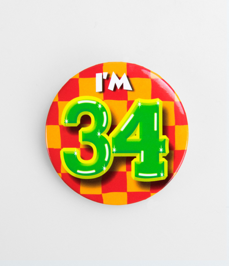 Button 34 jaar