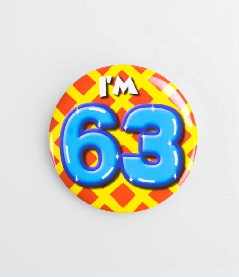 Button 63 jaar