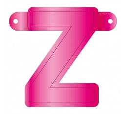 Letterslinger letter Z roze