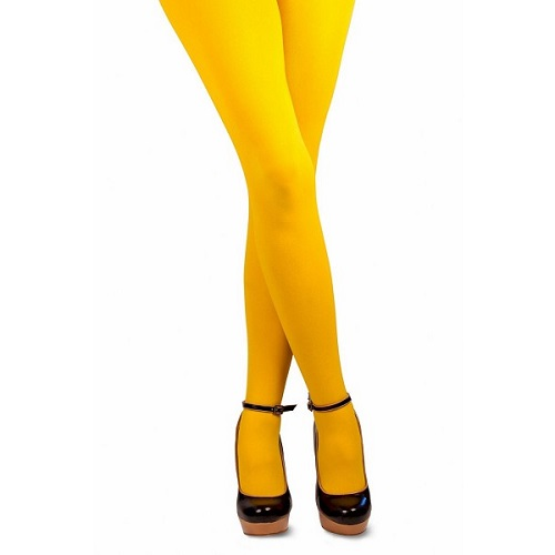 achterlijk persoon wijn Verbieden Gekleurde Piet panty geel XXL