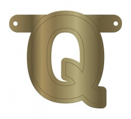 Letterslinger letter Q goud