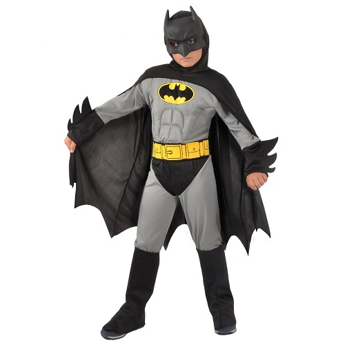 val pianist Onophoudelijk Batman kostuum kind grijs