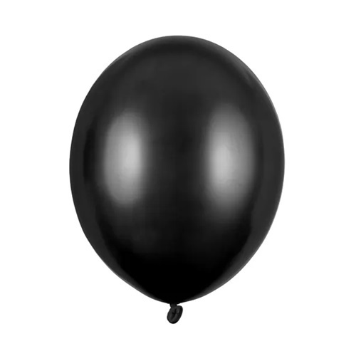Ballonnen black metallic 30cm 10 stuks