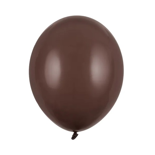 Ballonnen cocoa brown standaard 30cm 10 stuks