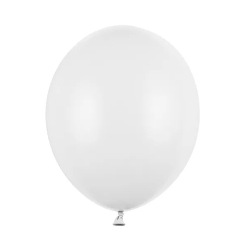Ballonnen pure white standaard 10 stuks