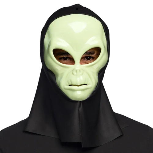 Masker Alien met kap