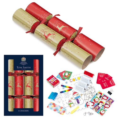 Tom smith Christmas Crackers Contemporary family 8st