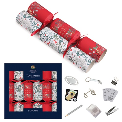 Tom smith Christmas Crackers Winter garden premium 6st