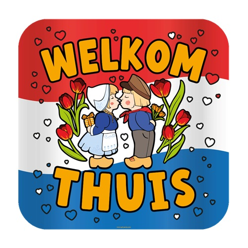 Deurbord Welkom thuis Hollands glorie