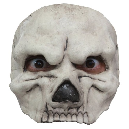 Ghoulish Oogmasker Skull white