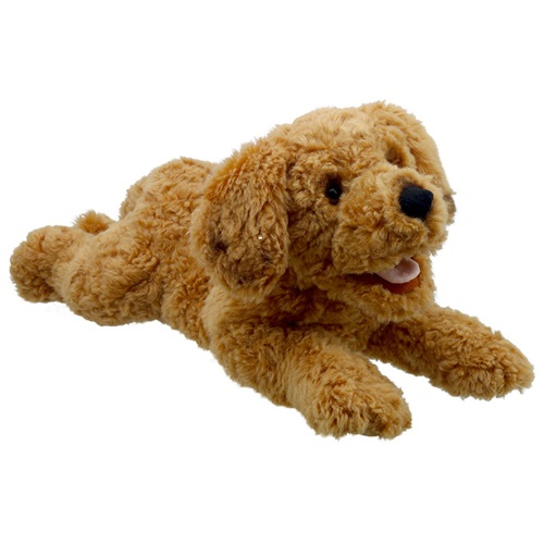 Puppet company handpop hond Cockerdoodle 45cm