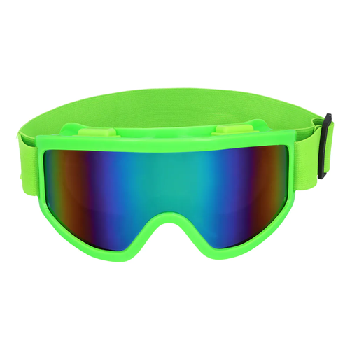 Ski bril neon groen