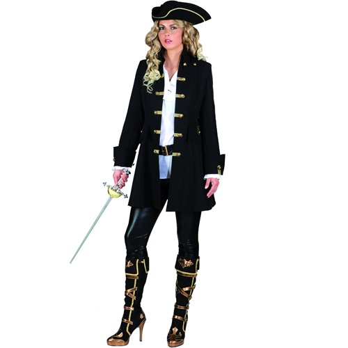 Piratenjas zwart dames