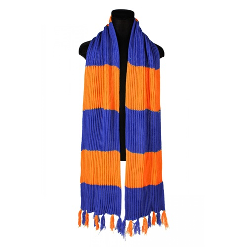 Sjaal Lampegat oranje blauw