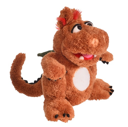 Handpop 30cm Drakenbaby Ollie