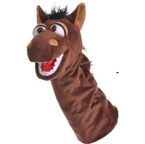 Handpop 40cm Fred het paard