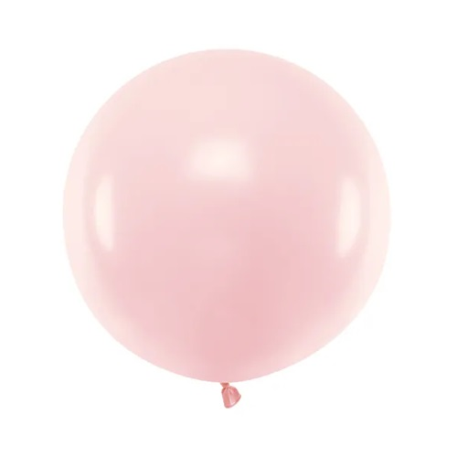 Ballon rond 60cm Pale pink per stuk