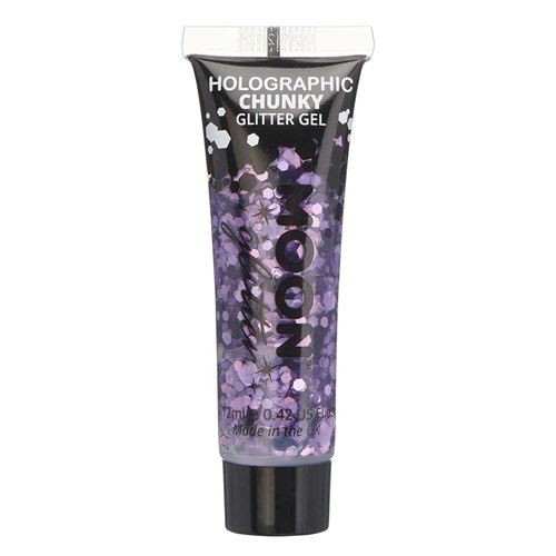 Chunky glitter gel Moon holografisch paars 12ml