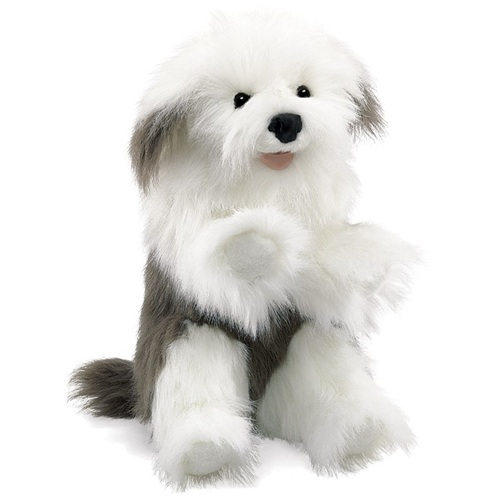 Folkmanis handpop sheepdog 55cm