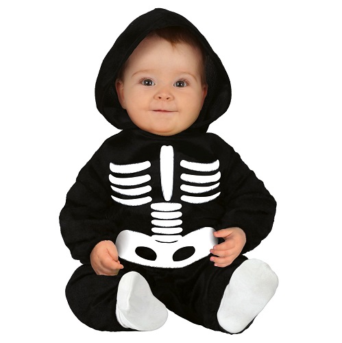 Patriottisch haalbaar uitroepen Baby verkleedpakje skelet 12-18 maanden - Jan Monnikendam