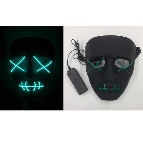Uitroepteken Digitaal geïrriteerd raken The Purge masker met licht